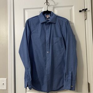 Merona Blue Gingham Men's Shirt